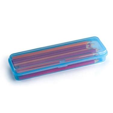 Imagem de Estojo organizador azul para lapis, maquiagem, higiene bucal - Maxcril