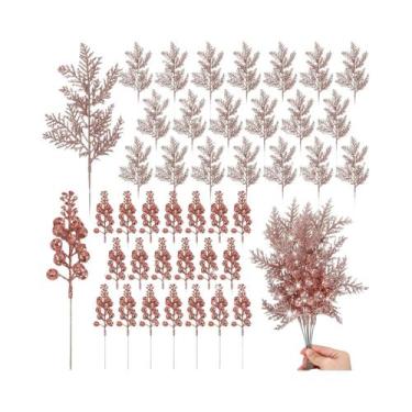 Imagem de Buquê De Folhas De Frutas Artificiais 10 Peças Decoração De Árvore De 