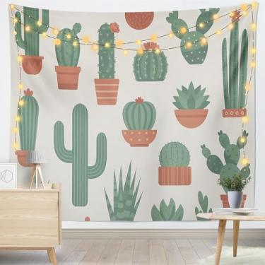 Imagem de Planta para decoração de parede de quarto, tapeçaria engraçada pendurada para sala de estar, dormitório, decoração de casa - 86 x 102 cm A69