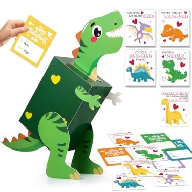 Imagem de Gloween Valentines Day Box and Cards - Dinosaur