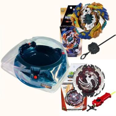 Imagem de Beyblades Geist Fafnir Vs Dead Phoenix - Arena Dash - Beyblades Top Gy