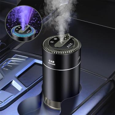 Imagem de RoyAroma Ambientador de carro, difusor de carro, projetor estrela inteligente para homens/mulheres, óleo essencial de 160 ml no total, aromatizador de carros alimentado por USB