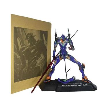 Imagem de Estátua De Anime Evangelion Novo Século, Unidade-01 Guerreiro Em Posiç