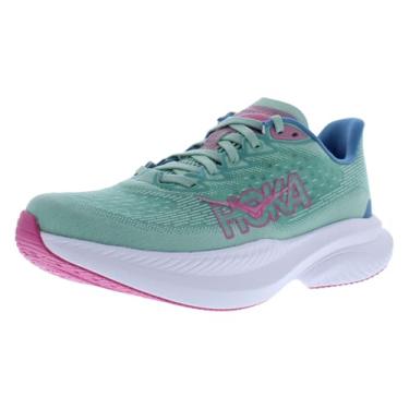 Imagem de HOKA Tênis feminino Mach 6, Jadeite/azul alpino, 38