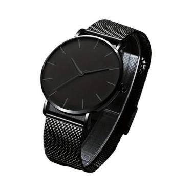 Imagem de Relógio Clássico De Negócios Casual Para Homens, Ultra Fino, De Aço In