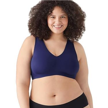 Imagem de True & Co Sutiã feminino com gola V True Body Lift, Azul-escuro, PP