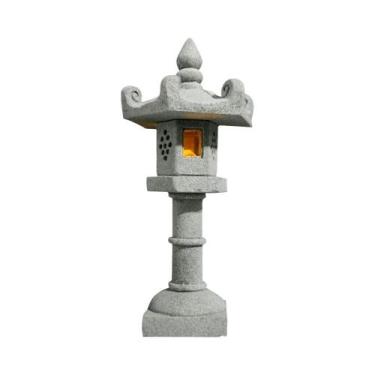 Imagem de Lanterna Mini Pagoda Para Jardim Zen, Decoração Externa, Aquário, Bons