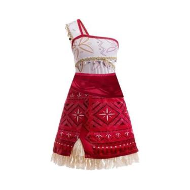 Imagem de Fantasia De Princesa Moana 2 Para Meninas, Vestido Para Festa De Hallo