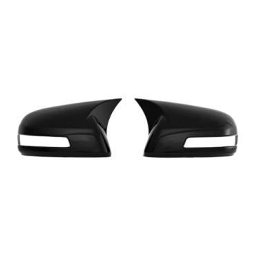 Imagem de Asa lateral do carro espelho retrovisor capa guarnição tampa de visão traseira substituição escudo habitação Compatível com honda civic 9th 2012-2015(Glossy Black)