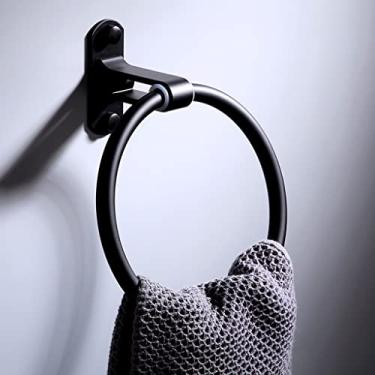 Imagem de Toalheiros, suporte de toalha de banho, toalha de mão de banheiro, toalha nórdica, toalheiro redondo sem perfuração, cabide de toalha, suporte de toalha de banheiro feito na China