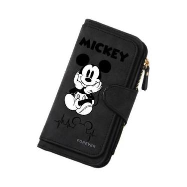 Imagem de Carteira Feminina Mickey Minnie Porta Cartões E Moedas Bolsas Feminina
