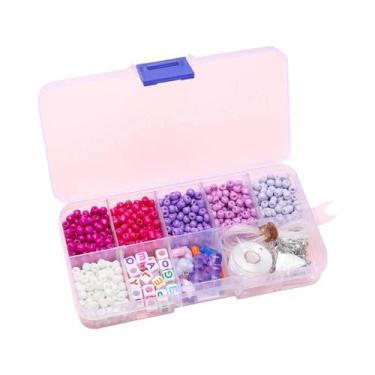 Imagem de Kit De Fazer Pulseira De Amizade Ursinho 866 Peças DIY Com Miçangas De