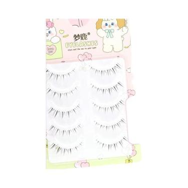 Imagem de Cílios Postiços Antigos De 4-8mm, 5 Pares, Extensões De Cílios Naturai