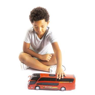 Imagem de Ônibus Com 2 Andares 42cm Buzão Brinquedo - Bs Toys