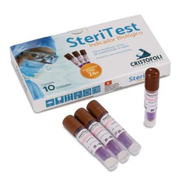 Imagem de Indicador Biologico SteriTest Esterilizacao Cristofoli  C 10 - Cristóf