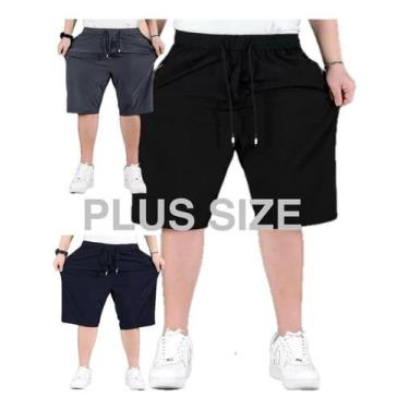 Imagem de Novidade! Kit Com 3 Bermudas Plussize Tecido Frio  Esporte - SEM MARCA