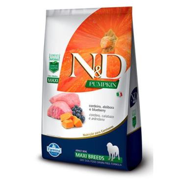 Imagem de Ração N&D Pumpkin Cães Adultos Raças Grandes Cordeiro  10,1Kg - ND PUM