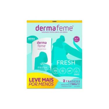 Imagem de Kit Dermafeme Sabonete Íntimo 2x200 ml Fresh  Cimed
