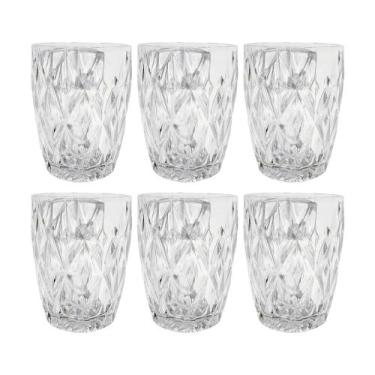 Imagem de Conjunto 6 Copos Vidro Diamante 275ml Class Home