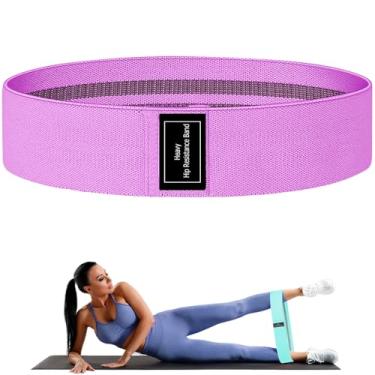 Imagem de Bandas de resistência, faixas de treino de tecido para mulheres e homens, faixas de tecido de resistência para bumbum, faixas grossas de agachamento para fitness em casa, academia, ioga, pilates para