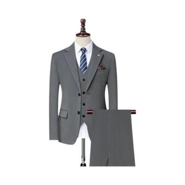 Imagem de Conjunto De Terno Masculino Elegante 2025 De Alta Qualidade Para Negóc