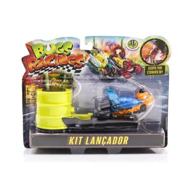 Imagem de Veículo e Pista com Lançador Bugs Racing Dash - DTC