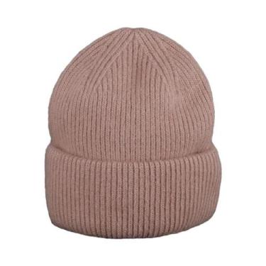 Imagem de Chapéu De Inverno Feminino, Gorro Quente De Pele De Coelho Real, Gorro