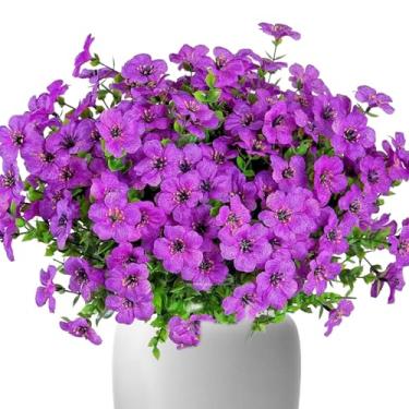 Imagem de À prova de chuva, resistente a UV, flores artificiais realistas para ambientes externos, flores que não desbotam, plantas falsas, jardim, , janela, decoração