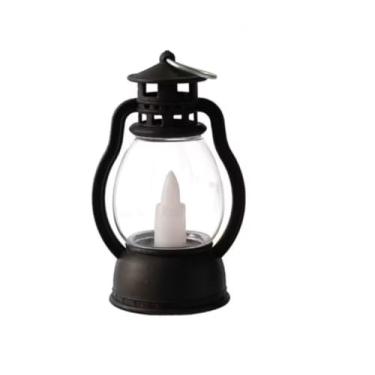 Imagem de Vela Decorativa Eletrônica De LED Castiçal Lamparina À Bateria 5x9cm Mini