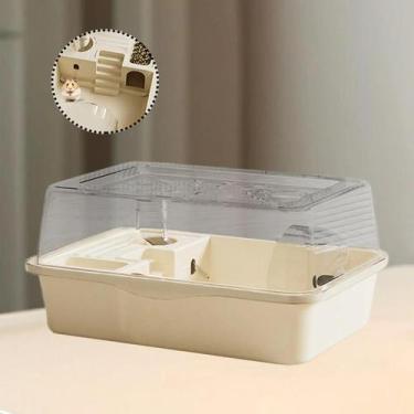Imagem de Gaiola Grande Para Hamster Multifuncional Com Ventilação E Topo Abertá