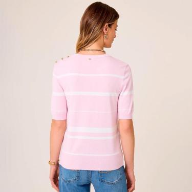 Imagem de Camiseta Dudalina Listras Lina Feminino-Feminino