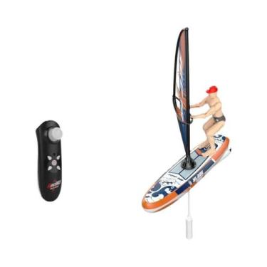 Imagem de Lancha De Controle Remoto 2.4G, Barco De Corrida RC, Modelo De Caiaque