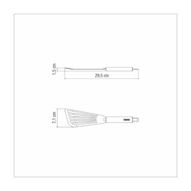 Imagem de Espatula Tramontina Marffim Em Aço Inox