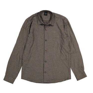 Imagem de Camisa Manga Longa Infantil Menino Xadrez Marrom Ogochi-Masculino