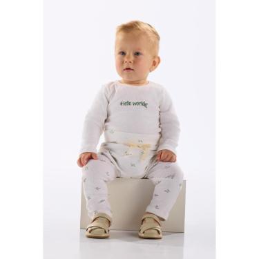 Imagem de Conjunto Body e Calça Unissex Bebê Up Baby-Unissex