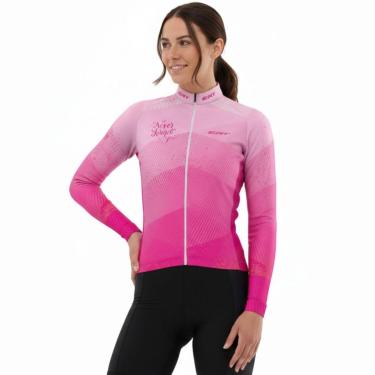 Imagem de Jaqueta ciclismo feminina térmica aveludada ERT Never Forget-Feminino