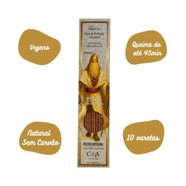 Imagem de Incenso Natural Cia de Aroma Omulu Cura Proteção Ancestral