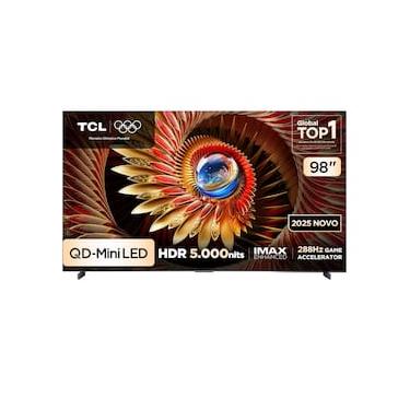 Imagem de Smart TV TCL 98" 4K Neo Mini LED 98C8K 144Hz Google TV Zero Border