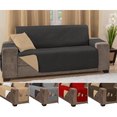 Imagem de Capa de sofá impermeavel ultrassonico tamanho padrão 2 lugares 1,1m pr