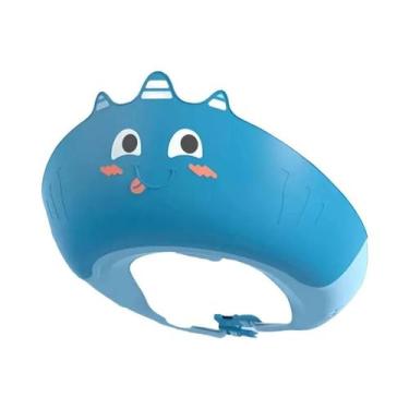 Imagem de Touca De Banho Ajustável Impermeável Para Crianças, Segura Para Ouvido