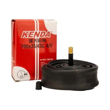 Imagem de Câmaras De Ar Para Bicicleta 700c Kenda Com Válvula Presta E Schrader 