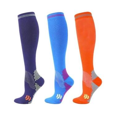 Imagem de Meias De Compressão Para Homens E Mulheres 20-30 Mmhg Para Corrida, Ci