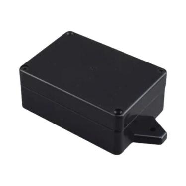 Imagem de Caixa De Junção De Plástico ABS Preta À Prova d'Água, Caixa Eletrônica
