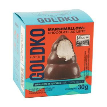 Imagem de Bombom Marshmallow Sem Açúcar com Chocolate ao Leite GoldKo 30g