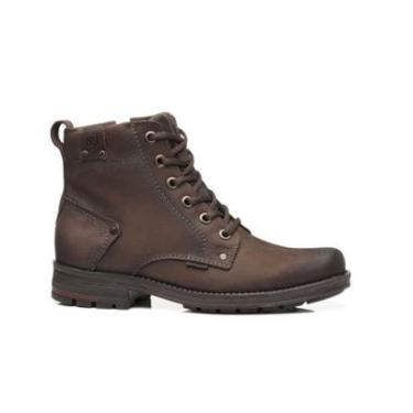Imagem de Coturno Bota Masculino Ziper Lateral Couro Tratorada Casual Confortável-Masculino