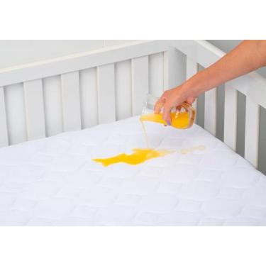 Imagem de Capa p/ Colchão de Berço Impermeável Matelada 70x1,30 Tecebem