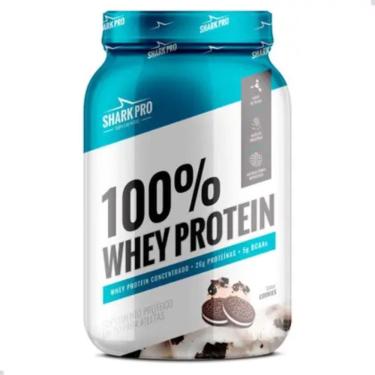 Imagem de 100% Whey Protein Pote 900g Cookies - Sharkpro Suplementos