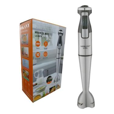 Imagem de Mixer De Mão Triturador 2 Pra Cozinha Velocidades 1000w 110v - NoBrand