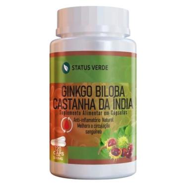 Imagem de Ginkgo Biloba Com Castanha da Índia 120 cáps - Suplemento Natural, Ori