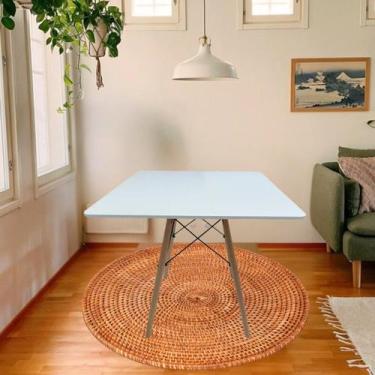 Imagem de Mesa Jantar Quadrada 90cm Eiffel Mozaic Mdf Tx - Móveis La Bella